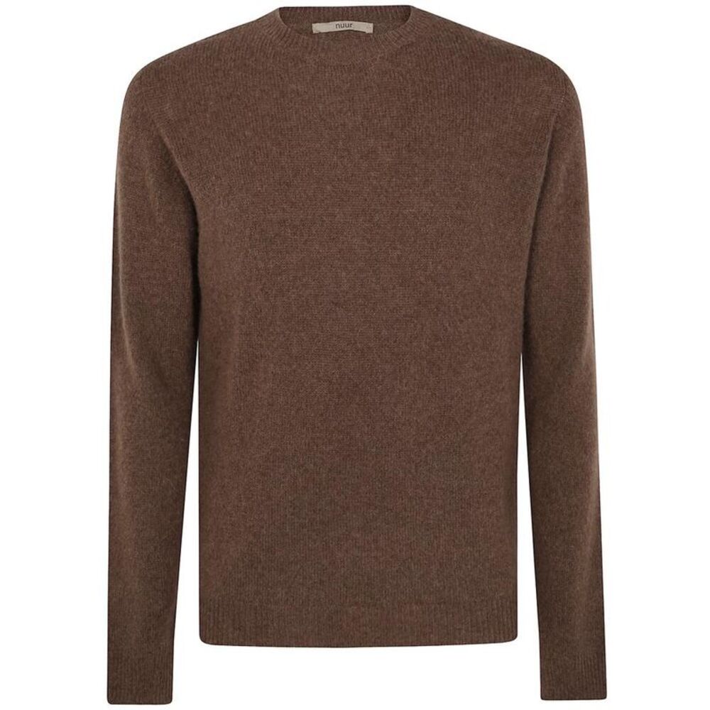 NUUR Men's Crew Neck Cashmere Sweater Men BROWN Sweaters & Cardigans